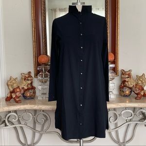 A DAY Back To Front Dress Navy Blue EUC Size XS